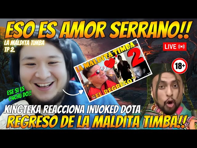 ESO ES AMOR SERRANO! 😱😱KINGTEKA REACCIONA INVOKED DOTA SOBRE IWO Y OLENKA , FULL BAJE #dota2