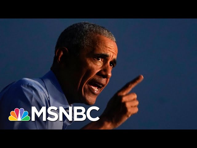 Obama Torches Trump For Conspiracy Theory Tweets | The 11th Hour | MSNBC