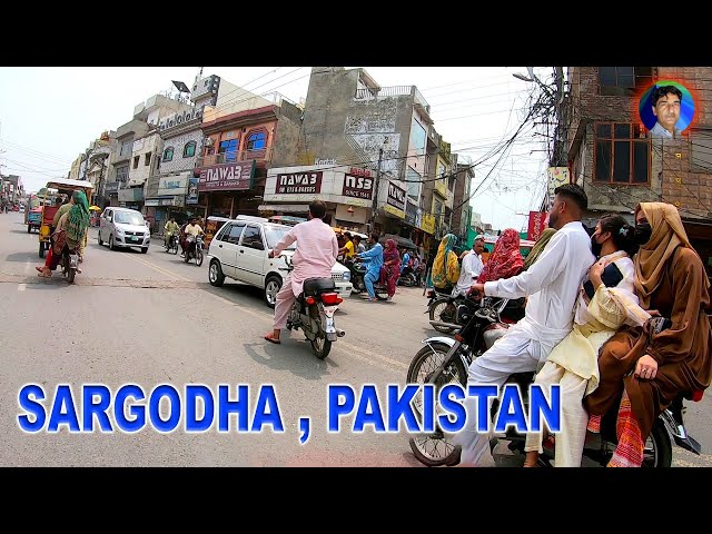 SARGODHA CITY 4K WALKING TOUR / pakistan city wal