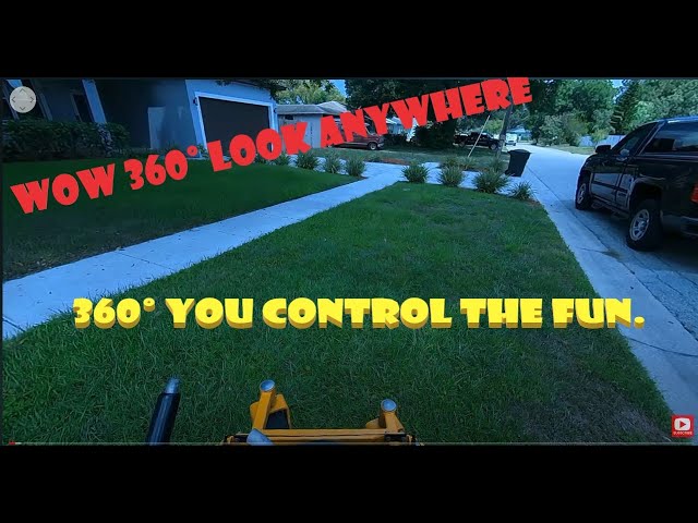 Ultimate 360° Field Of View Lawn Mowing Experience | Solo Lawn Service | #lawncare #360 #florida