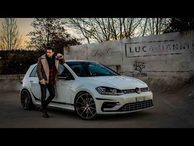 Luca Hänni VW Golf R394 4Motion MK7 400PS | AP Café Diner | CAR PORN HD