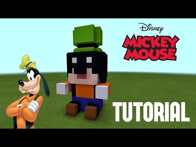 Minecraft Tutorial: How To Make A Goofy Plush Statue (Vest/None)