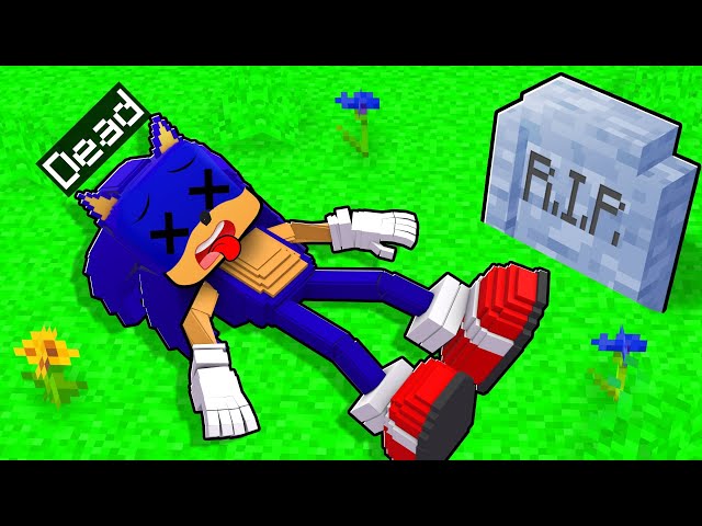 Sonic DIED In Minecraft!