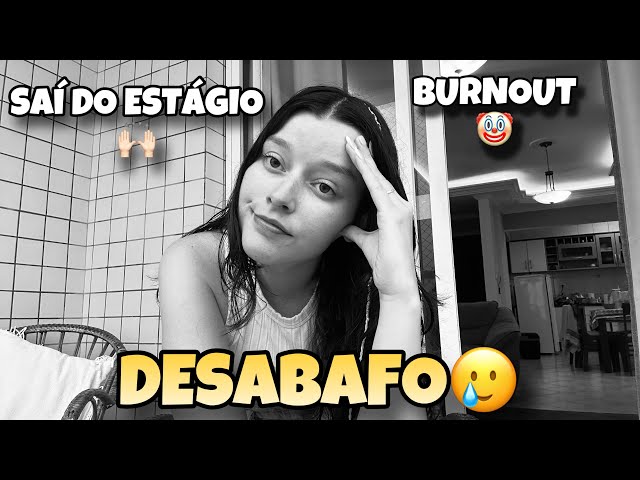 QUASE TIVE UM BURNOUT🫠 | Desabafo Sobre a Vida Universitária!