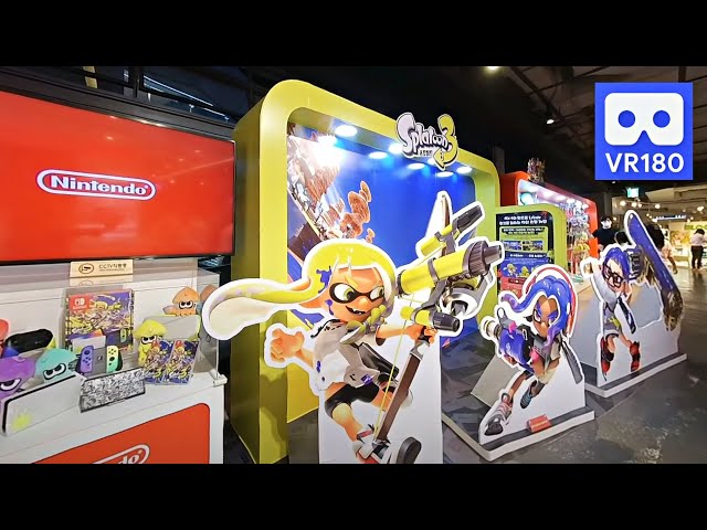 Splatoon 3 Ink up the splatlands Nintendo Switch Game Showcase 3D 180VR 4K