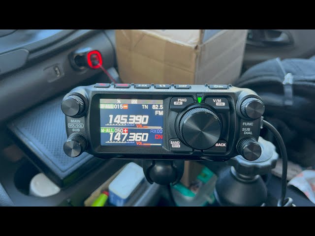 Yaesu FTM-500DR Ham Radio Receive Audio Adjustments