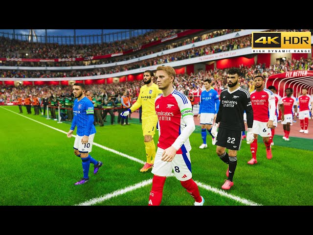 PES 2025 | Arsenal vs Ipswich Town | REALISTIC PREMIER LEAGUE AI PREDICTION @ 4K 60FPS HDR