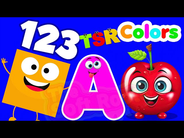 Learn ABC Phonics Shapes Numbers Colors | Preschool Learning Videos For 3 Year Olds | #kidsvideos