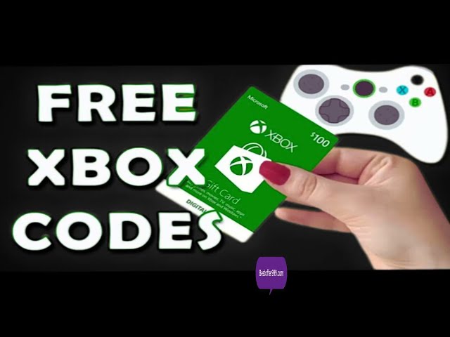 Free Xbox Gift Card Codes  Xbox Gift Card Code Xbox Gift Card Codes Generator