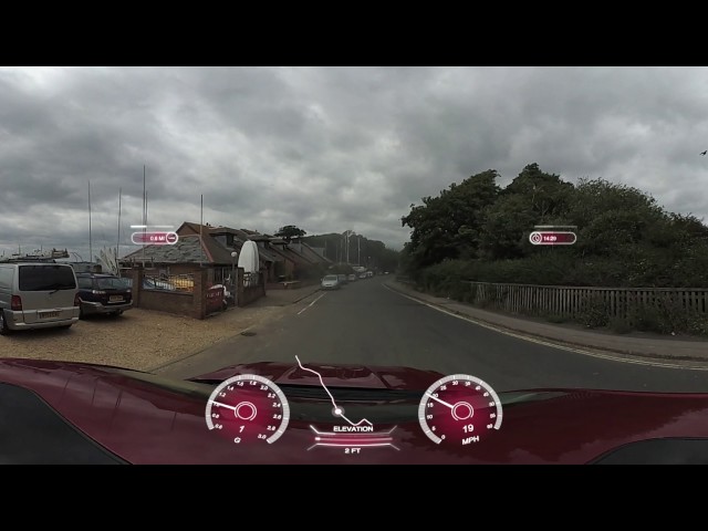 Garmin Virb 360 test on the top of the car