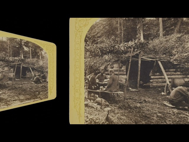 Camp Life, Upper Ausable Pond NY, Sept 8 1876 (silent, still image)