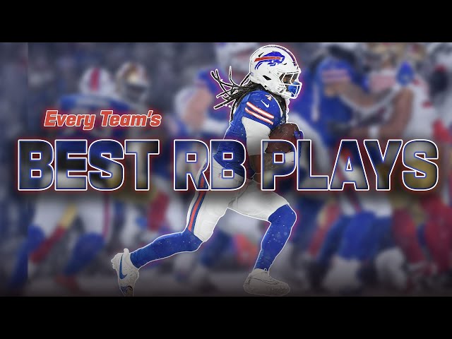 Every Team's BEST PLAY by a running back of the 2024 NFL Season