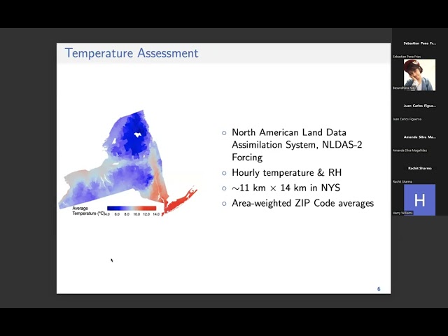 Dr. Marianthi-Anna Kioumourtzoglou - Heat Impacts on the Health of New York State Residents