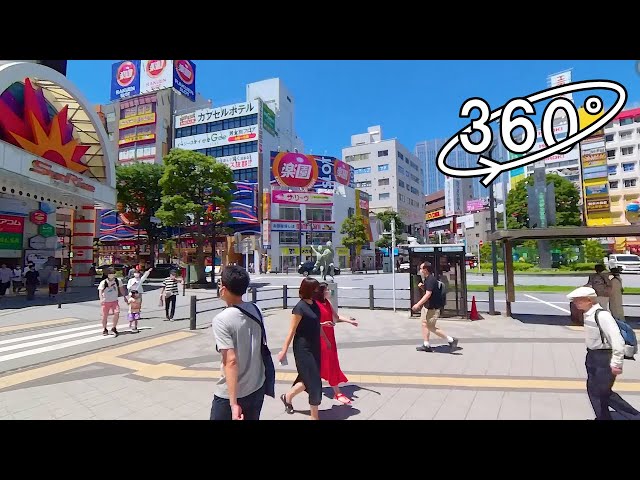 [Tokyo VR Walk] Walk in Kamata (West Exit), Tokyo, Japan / 蒲田西口の散歩【高画質4K360度VR動画】