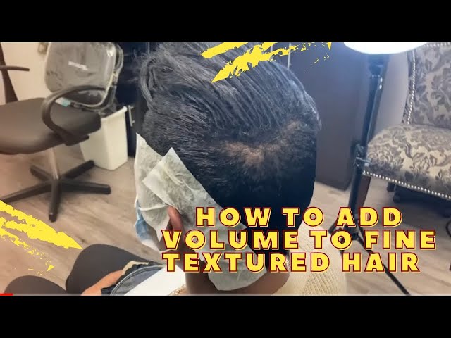 How to add volume to fine textured hair | How to handle fine textured hair