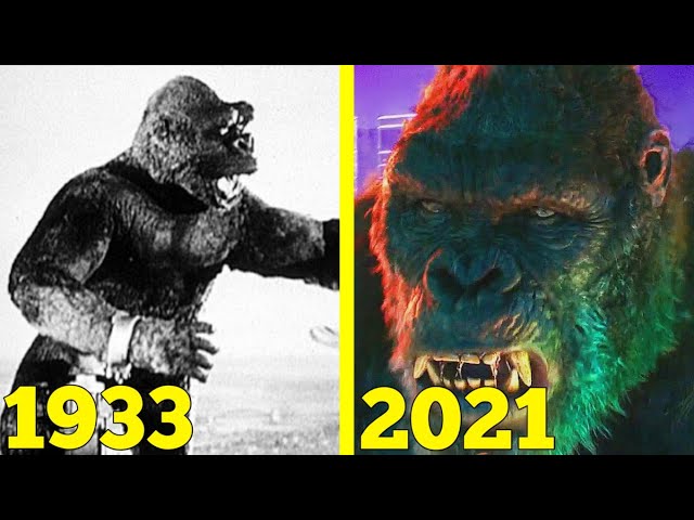 Evolution of King Kong in Movies (1933-2021) | From Old Kong to New