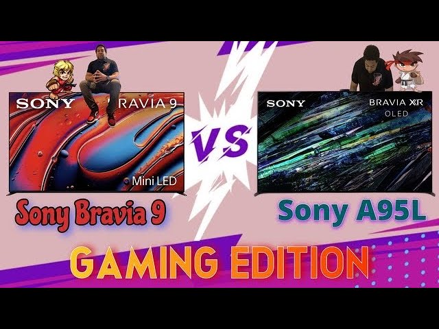 Bravia 9 VS A95L Contrast & PC Gaming Comparison in HDR