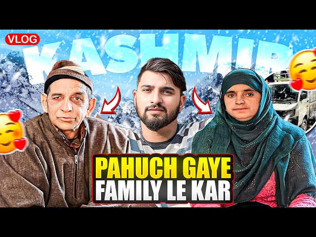 Family lay kay Kashmir pahuch gaye😍 Aj Ghar mai Bahut khushi agayee😰||truck life vlog