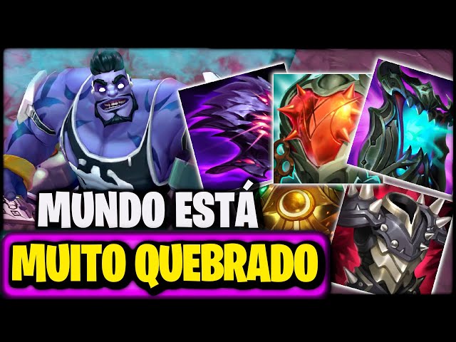 MUNDO TÁ MUITO FORTE, SÓ TAPÃO, DR MUNDO VS CAMILLE | League of Legends |