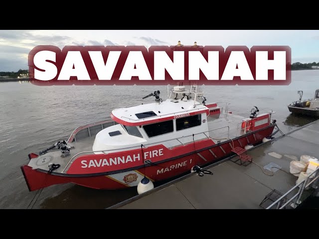 Fire Boats in Savannah, Georgia