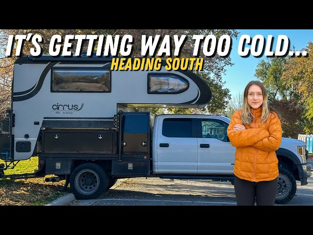 Escaping the Cold | Heading South in our Truck Camper