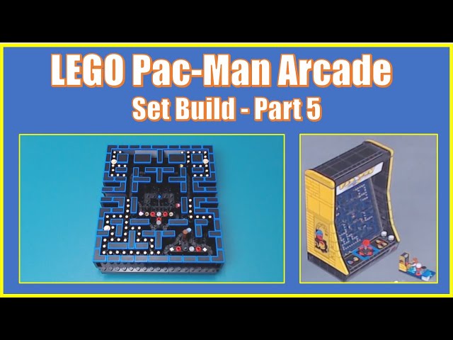 LEGO Pac-Man Arcade - Set Build - Part 5