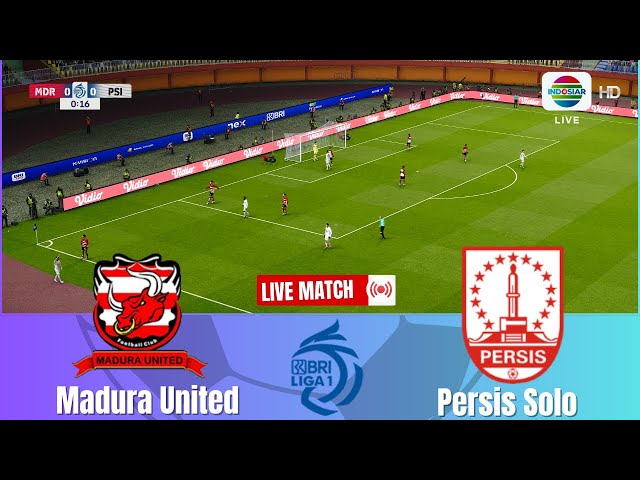 🔴LIVE: Madura United vs Persis Solo FC -  Indonesian Liga 1 2024/25 | FULL Match Live