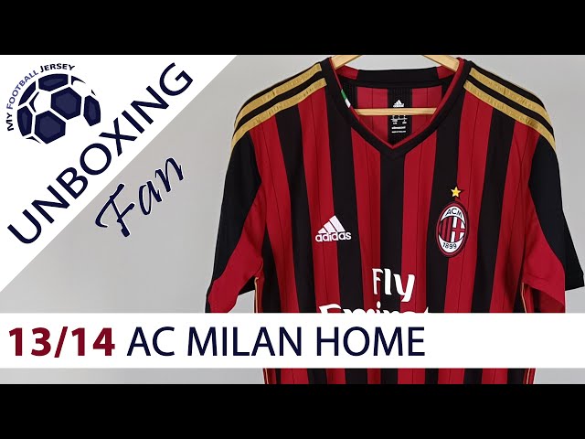 AC Milan Home Retro Jersey 13/14 Prince Boateng (JJSport) Fan Version Unboxing Review