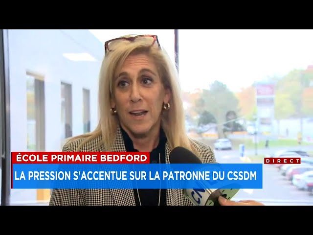 Climat toxique à l’école Bedford: la pression s’accentue sur la patronne du CSSDM - explications 12h