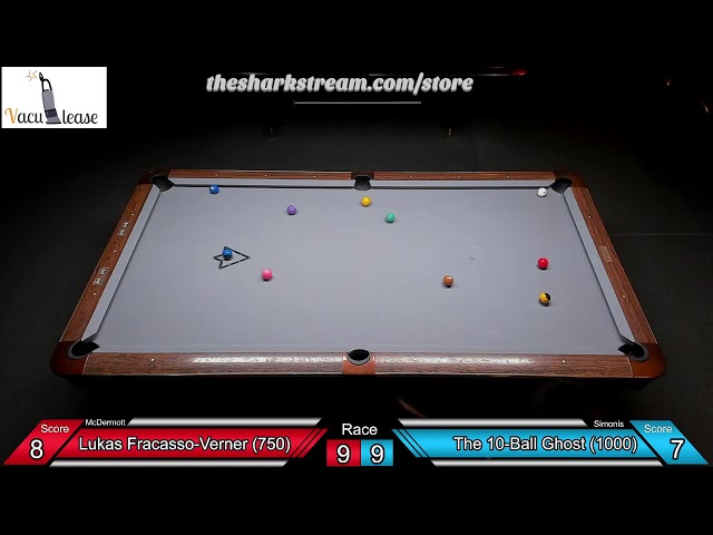 10 Ball: Lukas Fracasso-Verner (750) vs The Ghost (1000)