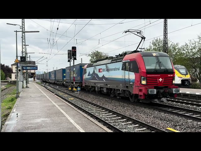 Allemagne compilation vidéo trains en gare de Denzlingen