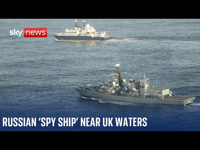 Royal Navy attack submarine warned off Russian spy ship from UK waters