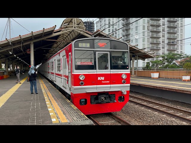 Kompilasi Kereta Api Dan Krl Sore Hari Di Stasiun Cikini Jr203,Jr205,Tm6000,Tm7000,CC201,CC206