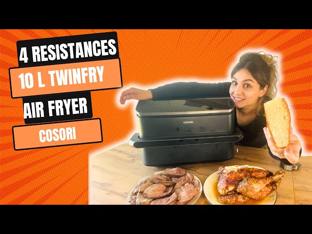 COMMENT ÇA UN AIRFRYER AVEC 4 RÉSISTANCES😱❓ le twinfry cosori 10L