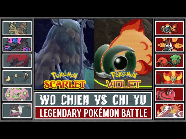 NEW LEGENDARY POKÉMON BATTLE! Wo-Chien vs Chi-Yu  [Pokémon Scarlet & Violet]