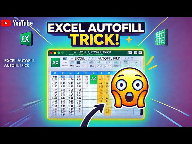 Mastering Autofill in Excel: Save Time & Boost Productivity!