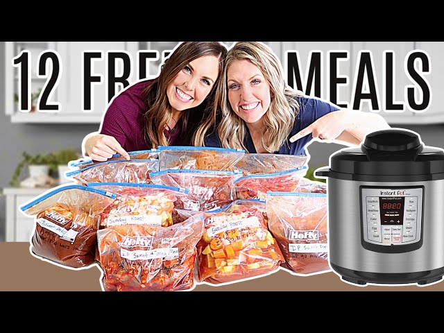 12 Simple FREEZER MEALS For Instant Pot or Slow Cooker