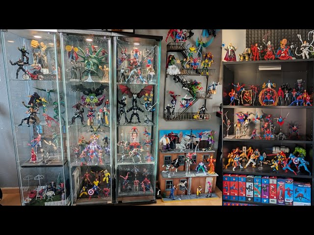 Marvel Legends Spider-Man Action Figure Full Collection Room 2025 (Mafex & S.H. Figuarts & CT Toys)