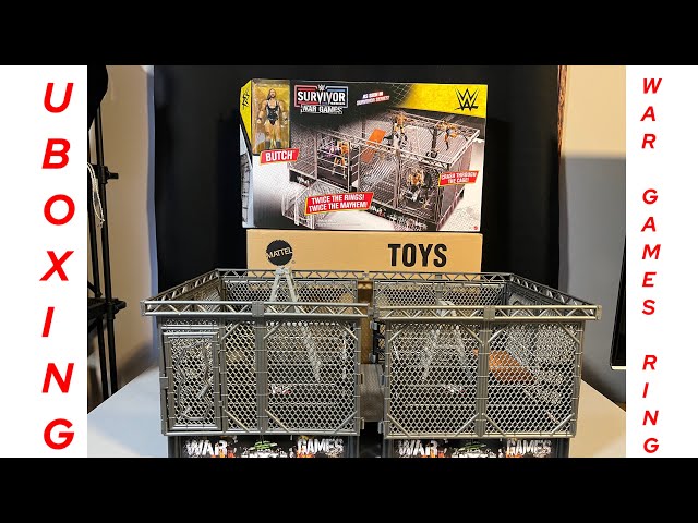 Unboxing 2025 WWE Mattel Survivor Series War Games Steel Cage Ring!