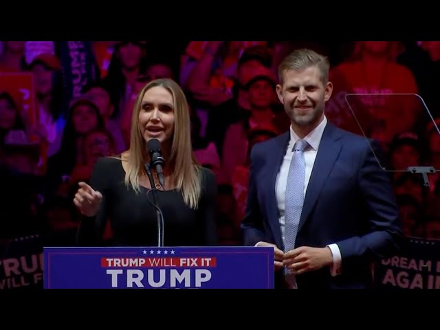 Eric & Laura Trump full speech at rally in Madison Square Garden (Oct. 27, 2024)