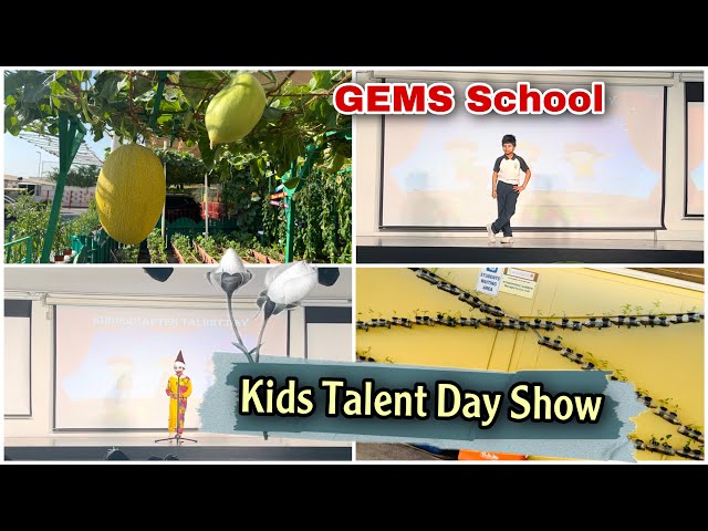 Kindergarten Kids Talent || Kids Share Their Hidden Talent || Gems School || Dubai || Srihaansh