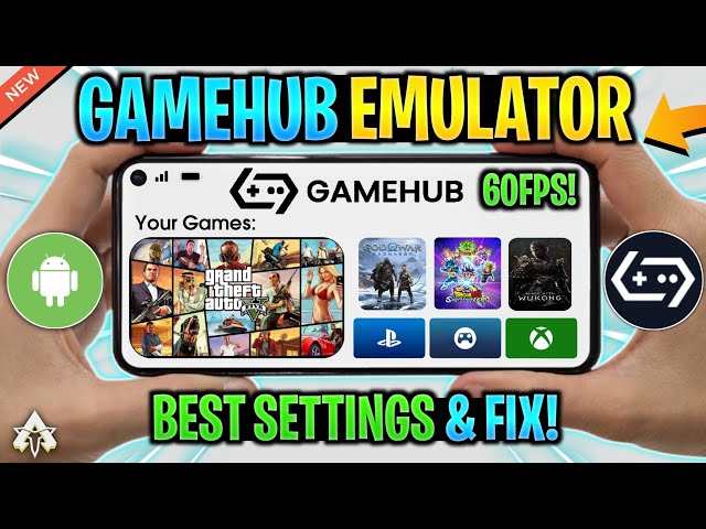 🔥 GAMEHUB EMULATOR ANDROID BEST SETTINGS - FIX ALL PROBLEMS! FIX LAG/CRASHING & GRAPHICS