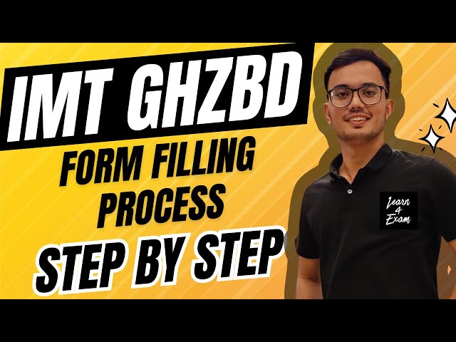 IMT Ghaziabad registration starts: How to fill IMT Ghaziabad form? Step by step guide