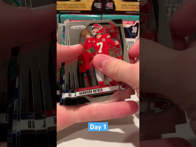 Day 1/7 of open football cards