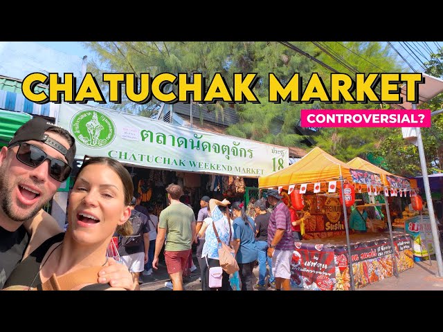 Chatuchak Market - The WORLD’S LARGEST Outdoor Market! (Controversial?🧐) Bangkok, Thailand Vlog