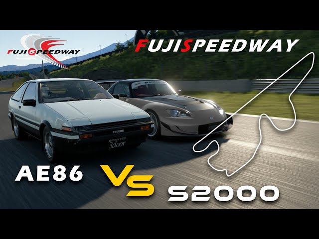 Gran Turismo Sport - Trueno AE86 VS Honda S2000 - FujiSpeedway - PS4Pro