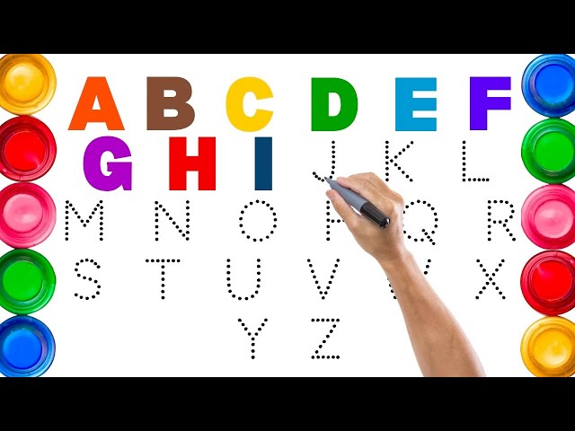 ABCD, learn alphabet a to z, a for apple, b for ball, phonics song, 12345 counting, number song