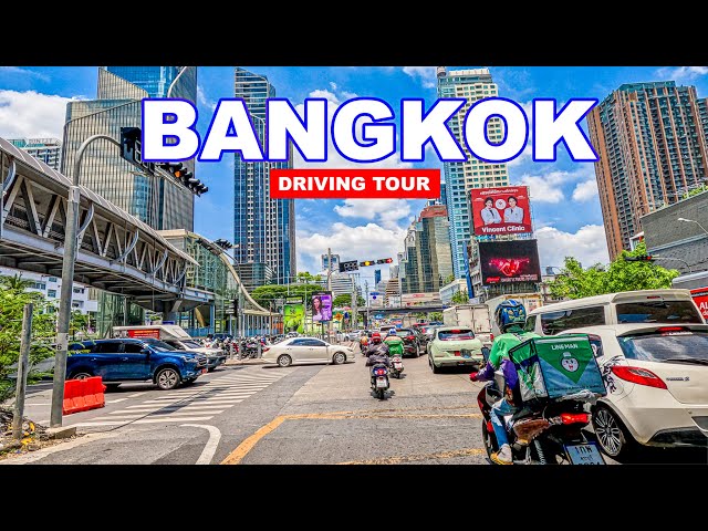 Driving In Bangkok City | Bangkok City Tour 🇹🇭🚘❤️