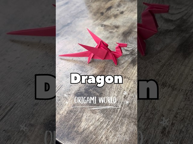 ORIGAMI WORLD DRAGON TUTORIAL FOR 2 YEARS CELEBRATION OF ORIGAMI CHANNEL | DIY PAPER DRAGON FOLDING