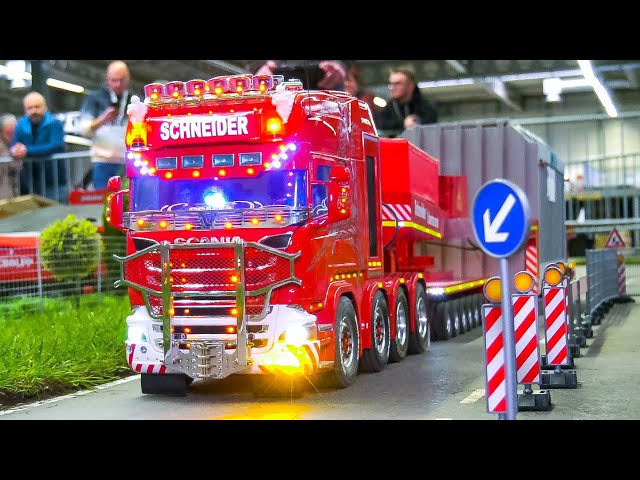 RC TRUCKS, RC MACHINES!! Modellbau Messe Erfurt 2024, Truck Parcours Erfurt TPE, Modell Leben 2024